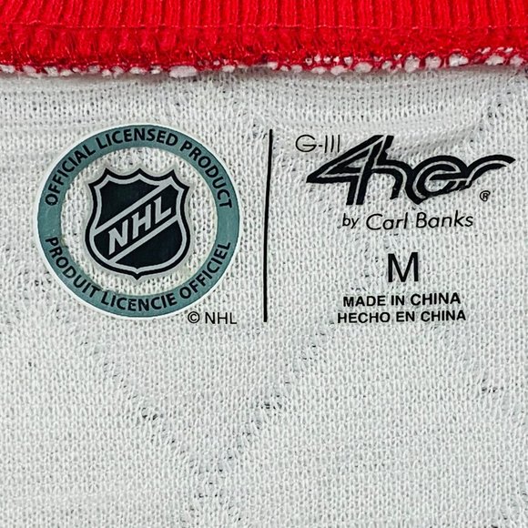 Calgary Flames G-III 4Her Quilted Top w/Sequins - M - NWT - Picture 6 of 7